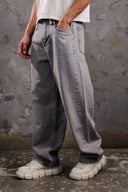Men's Relax Baggy Gray Trousers
