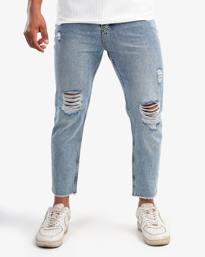 Men's Comfy Boyfriend Cut Denim Trousers