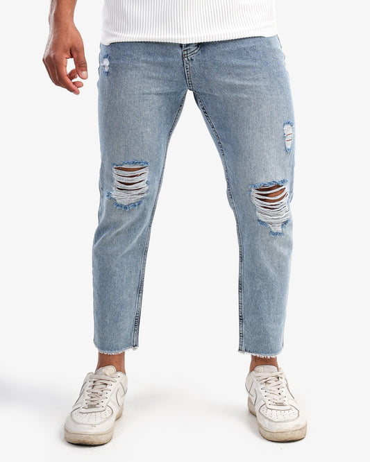 Men's Comfy Boyfriend Cut Denim Trousers