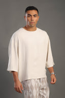 Men's Sand Beige Oversize T-shirt