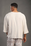 Men's Sand Beige Oversize T-shirt