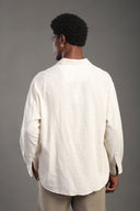 Men's Sand Beige Oversize Loose Shirt