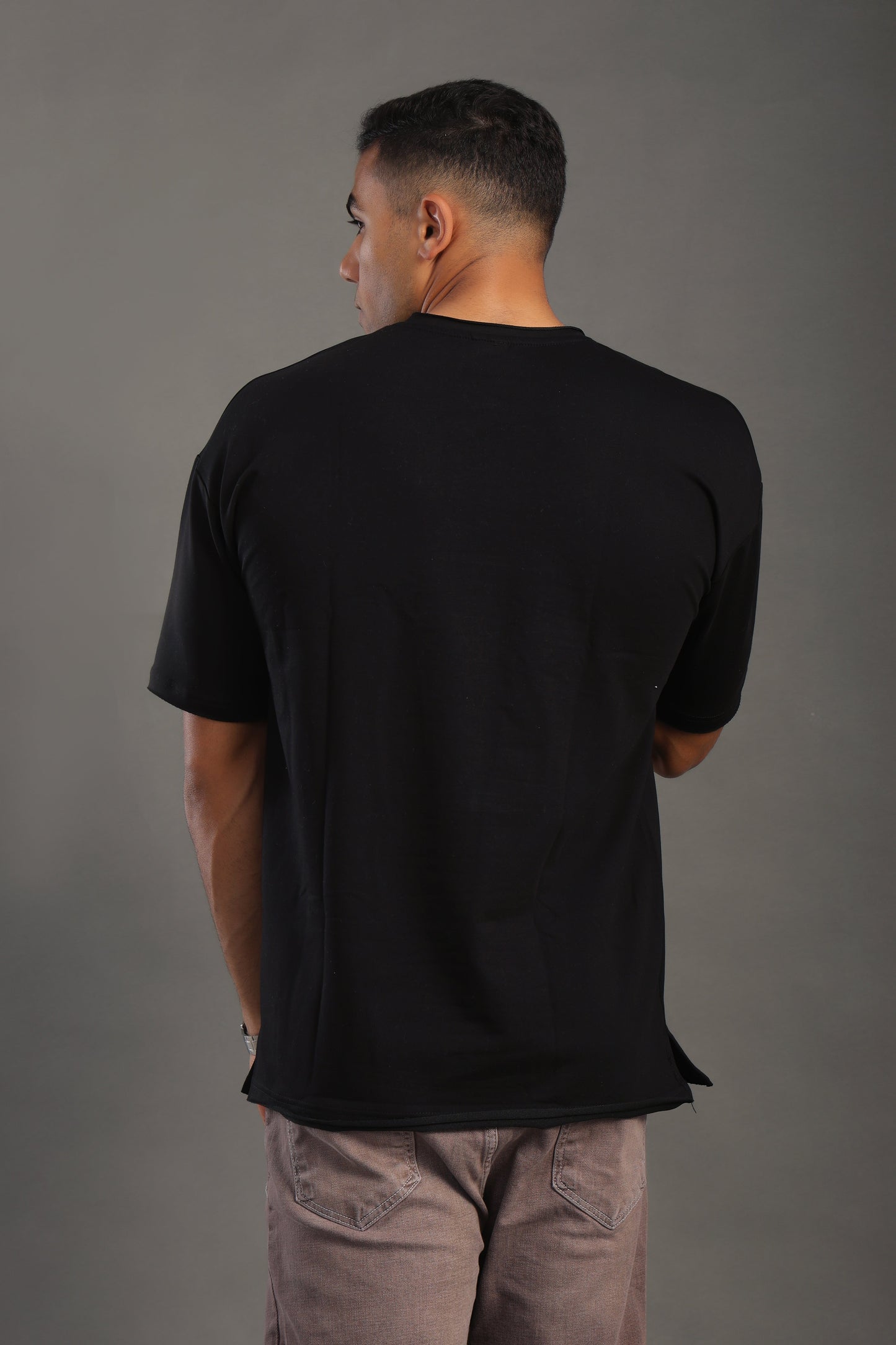 Men's Black Oversize T-shirt