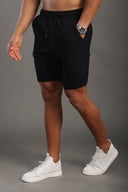 Men's Black Stripes Shorts