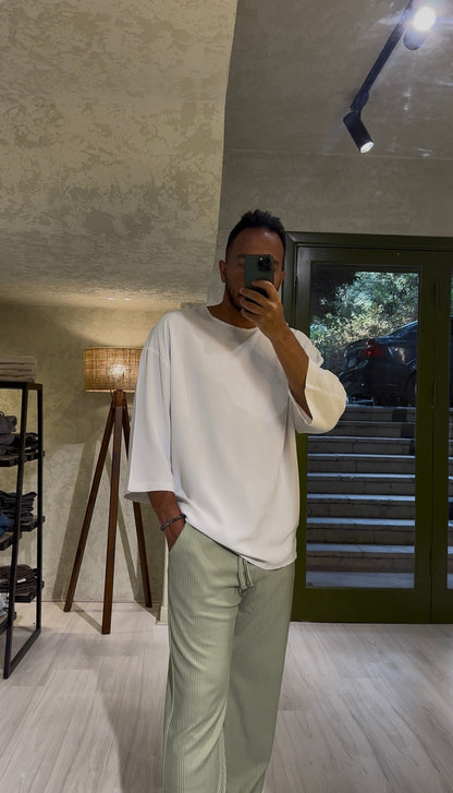 Men's White Oversize T-shirt