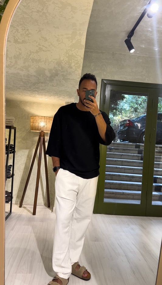 Men's Black Oversize T-shirt