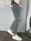 Men's Comfy Boyfriend Cut Denim Trousers
