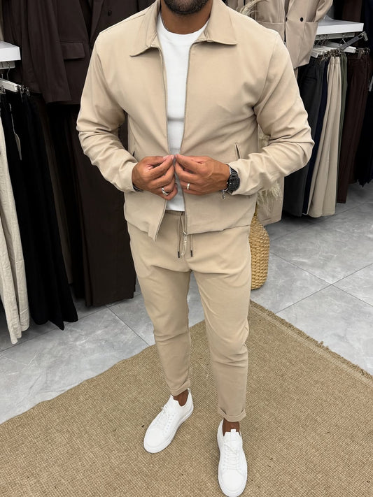 Men's Beige Trousers